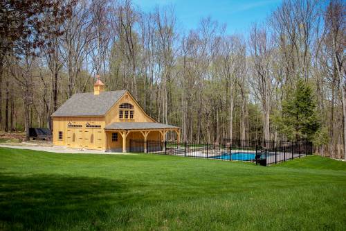 Post and Beam Pool House