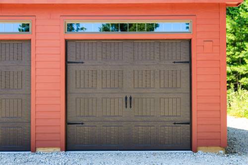 Solid garage doors