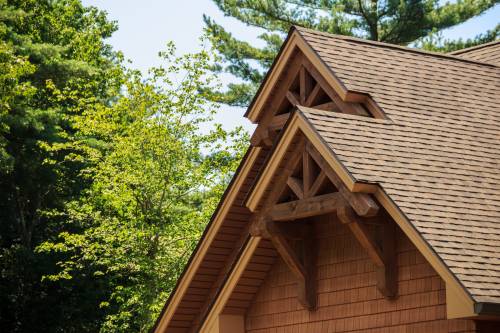 Timber framed gables