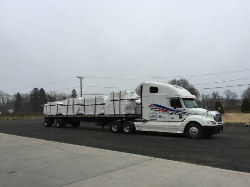 Kit loaded up on the truck