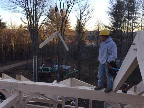 Awaiting the rafter