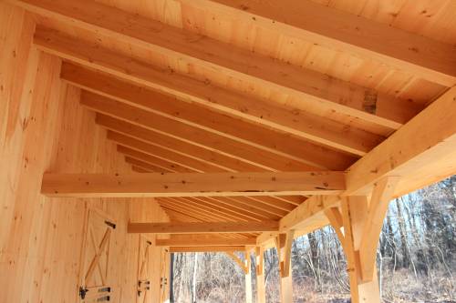 4x8 Hemlock rafters