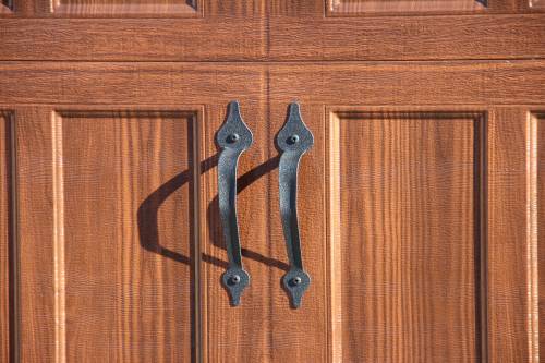 Custom Wood Grain Overhead Doors