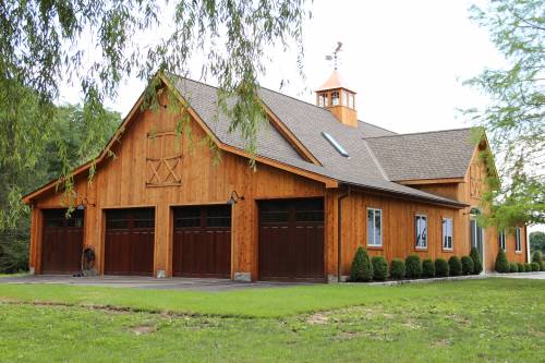 After: 45' x 64' Newport Garage (Rear)