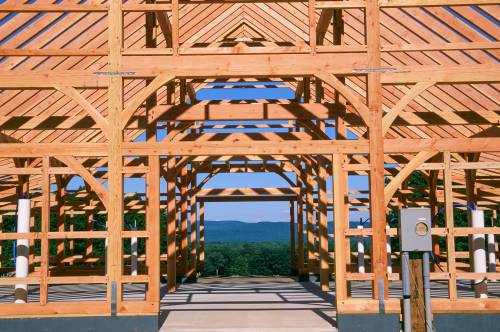 Looking down the Saratoga center aisle