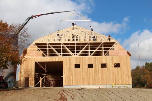 Securing the last gable end truss