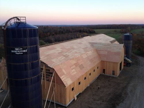 Finished Roof Plywood