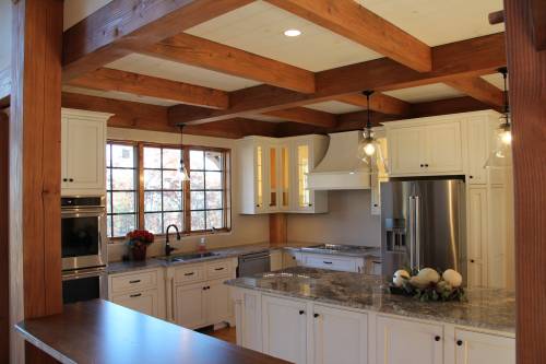 Timber frame kitchen