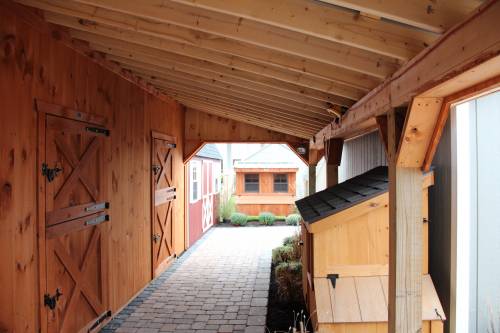 Horse Barn Overhang