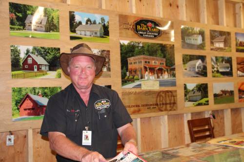 Dale in his cowboy hat ready to greet customers