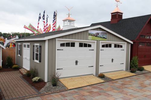 24' x 24' Classic Double Bay Garage