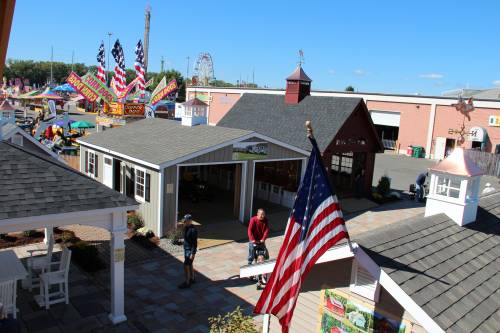 From Newport custom garage: looking left