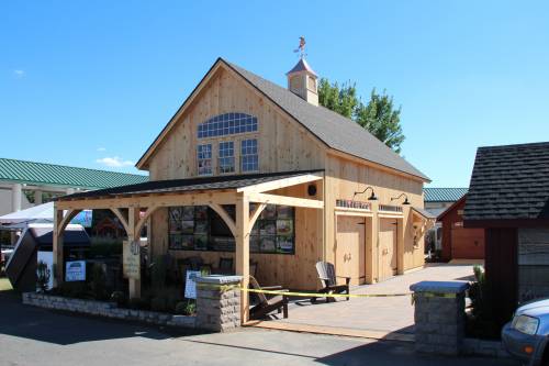 22' x 32' Carriage Barn with 12' Overhang