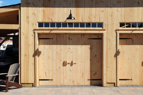 Pine Faced Overhead Doors