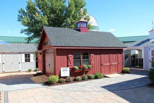 Victorian Carriage House with True Arched Garage Door