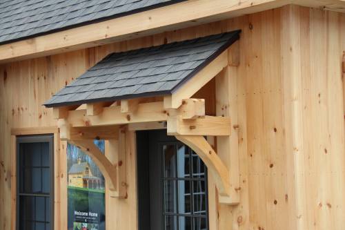 Timber Frame Eyebrow Roof