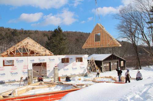 Craning another gable