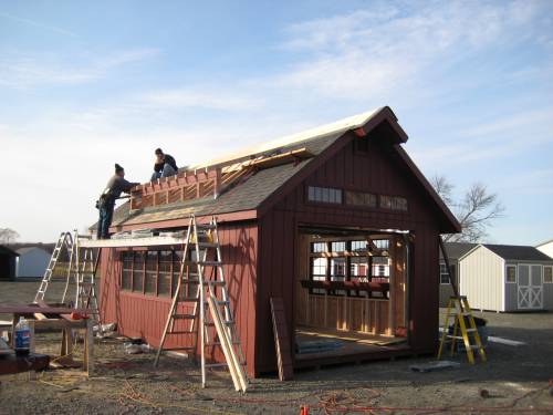 Building the very first transom dormer