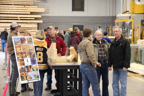 The joinery station was very popular