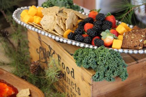 Delicious food displayed beautifully