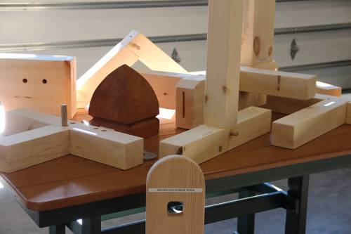 Joinery on display-assemble it yourself