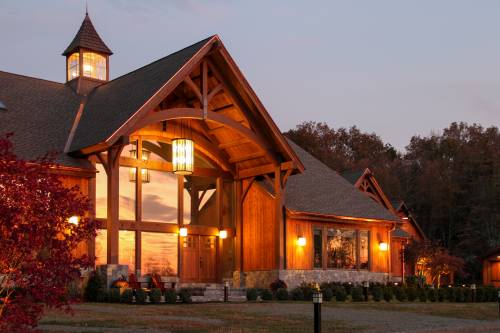 Timber frame home (click for more photos on GCTF website)