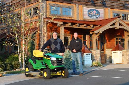 Bill stands with Frank (Sales Rep at Bethel Store)