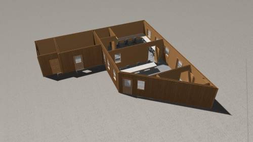 3D Rendering: Horse Show Office