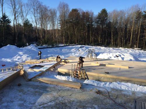 Finishing the subfloor