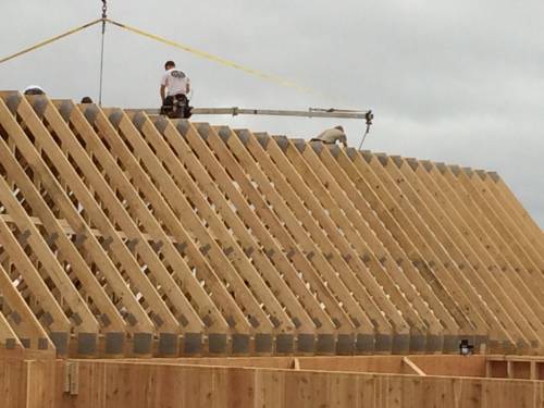 Slinging trusses