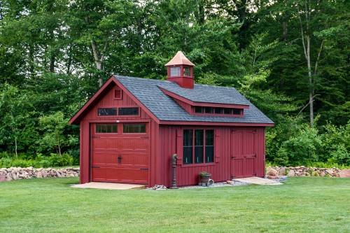 12' x 24' Victorian Carriage House Garage, East Longmeadow, MA