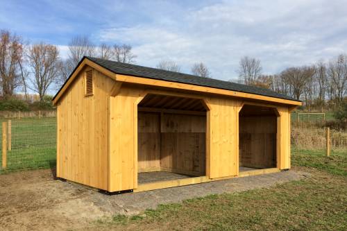 10' x 24' Run-In Horse Barn, Hampton, CT