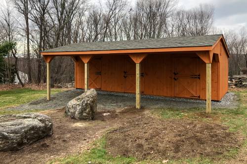 12' x 30' Rancher Horse Barn, North Granby, CT