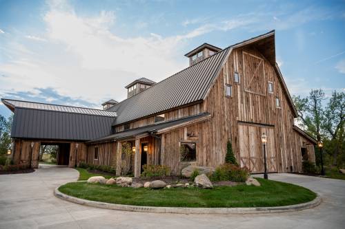 64' x 152' Timber Frame Gambrel-Style Barn, Iowa