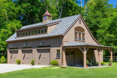 3-Bay Barn Garage | Lenox Carriage Barn