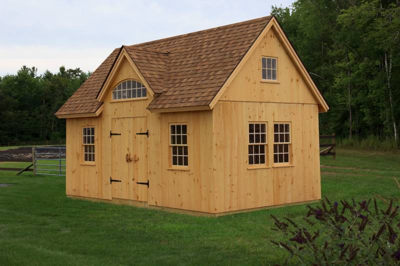 12' x 20' Post & Beam Shed