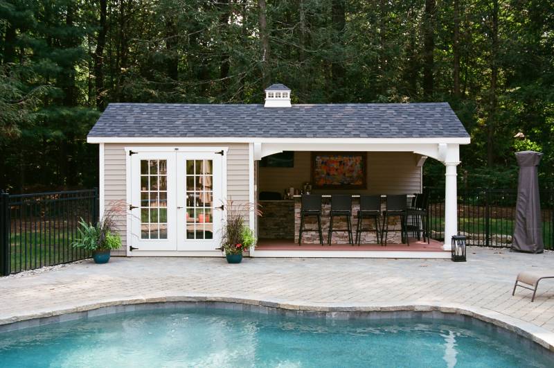 12' x 24' Governor's Pool House (Simsbury CT)