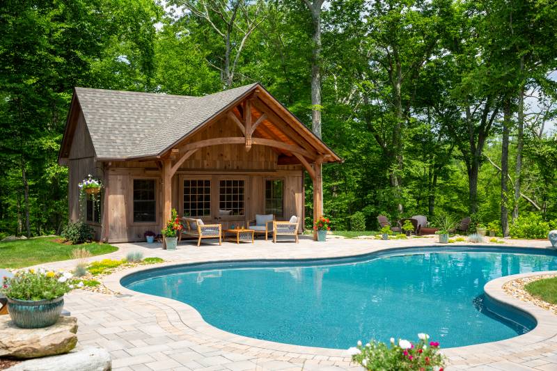 14' x 24' Grand Victorian Cape Pool House (Salem CT)