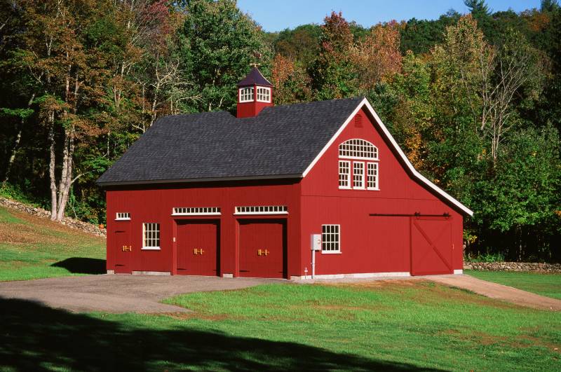 22' x 36' Carriage Barn with 12' Lean-To (Hartford County CT)