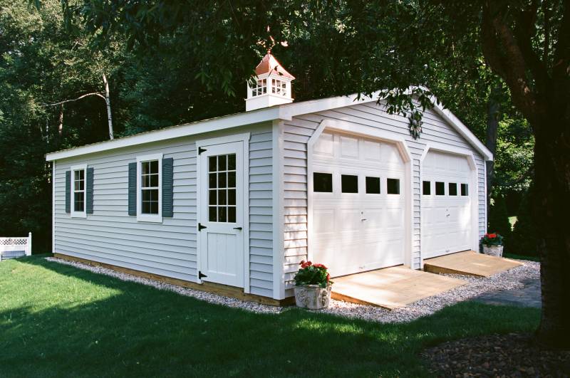 24' x 24' Classic Double Bay Garage (Ellington CT)