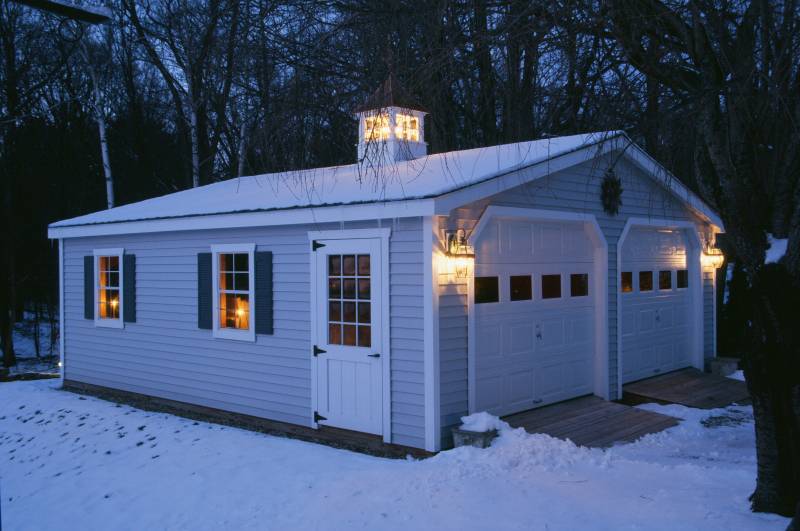 24' x 24' Classic Double Bay Garage (Ellington CT)