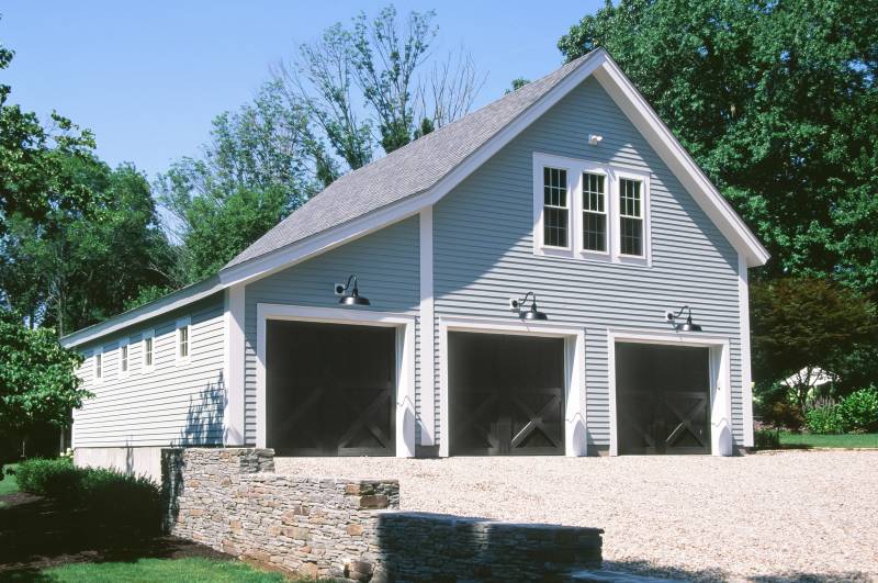 24' x 32' Carriage Barn with 10' Lean-To (Norfolk County MA)