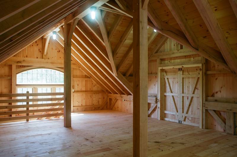 24' x 32' Carriage Barn with 12' Lean-To (Chatham MA)