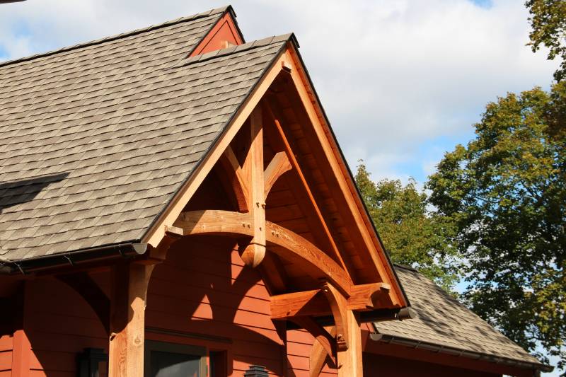 Timber Frame Portico