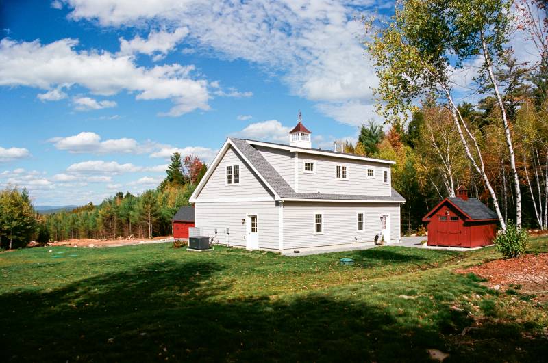 Custom Designed Garage with Apartment to Enjoy the New Hampshire Views in All Seasons