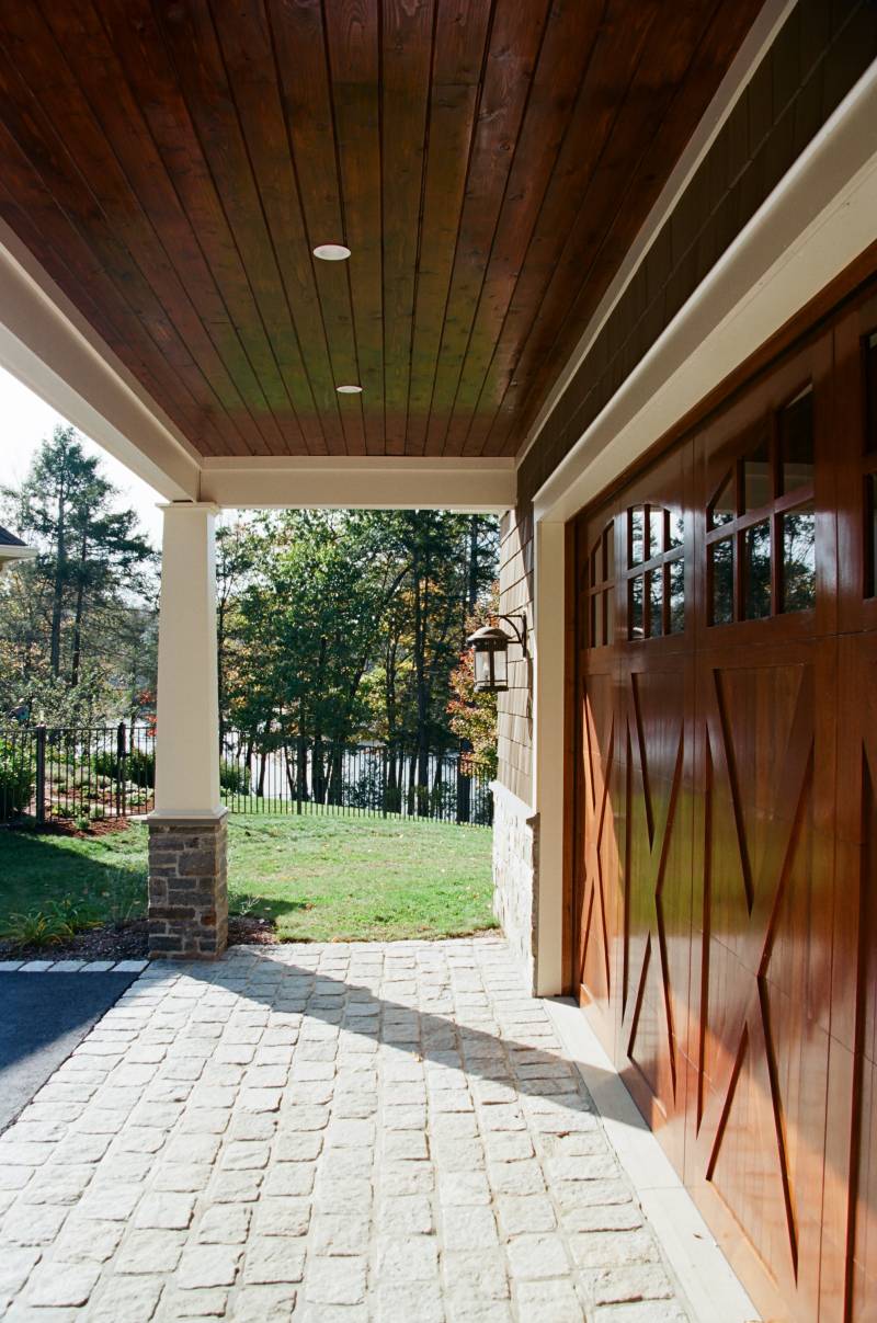 Under the Porch Overhang