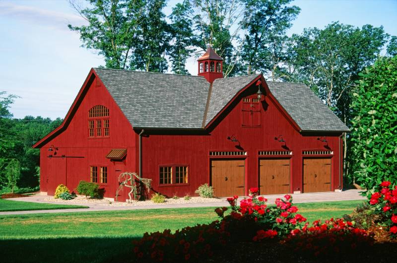 Country barn setting