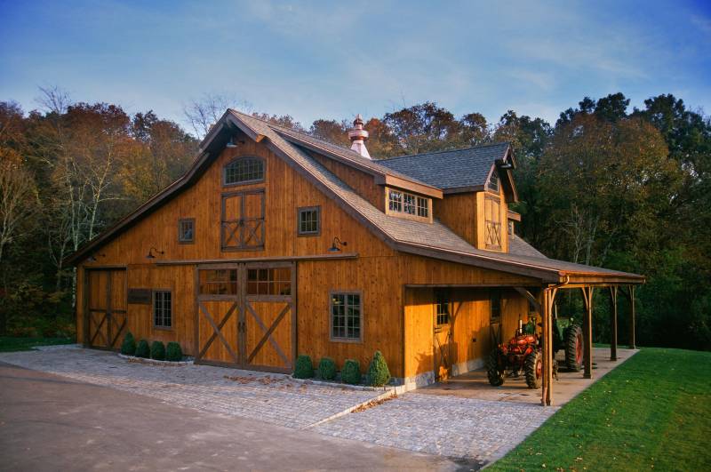 39' x 45' Saratoga Post & Beam Barn (Southbury CT)