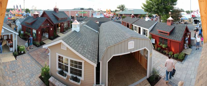 Panorama from Newport Garage 2nd Story Windows