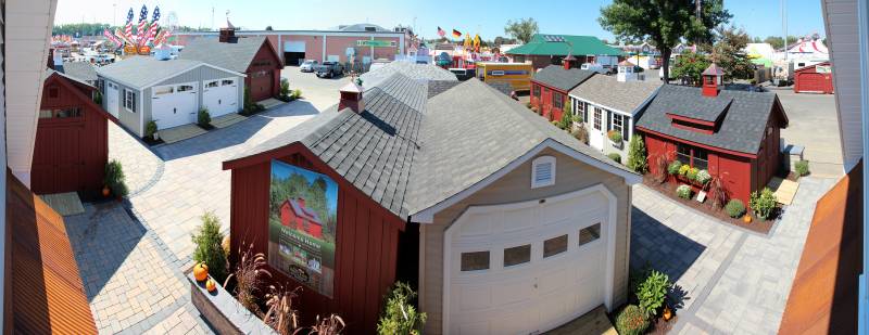 Welcome Home to The Barn Yard at the Big E (View from Garage)